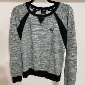 VS PINK Grey Long Sleeve Top